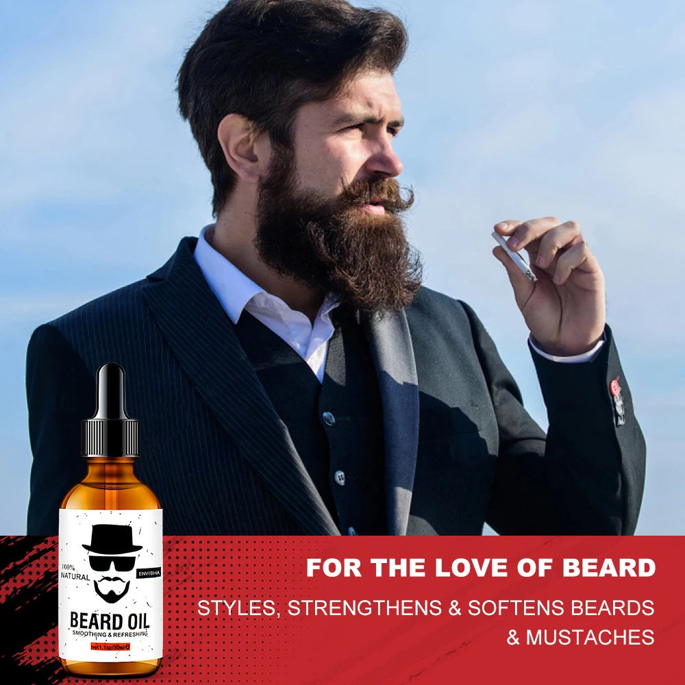ENVISHA Growth Beard Care Oil