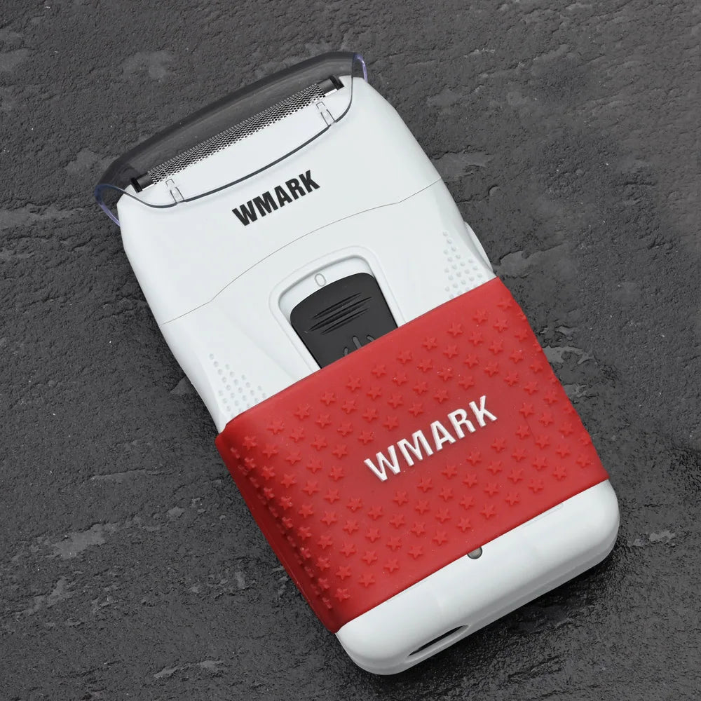WMARK New NG-987 Barber Shaver Shaper Electric Shaver Beard USB Electric Razor For Oil Head Shaving Machine Push White