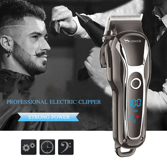 Surker LCD Electric Hair Trimmer