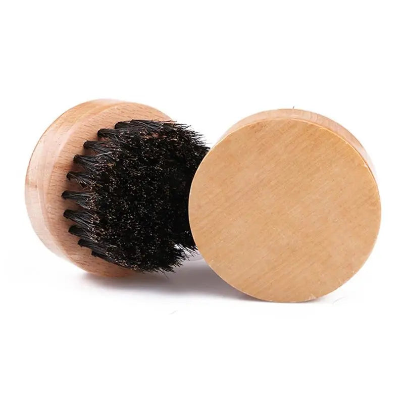 Premium Bristle Beard & Hair Brush - Travel Size