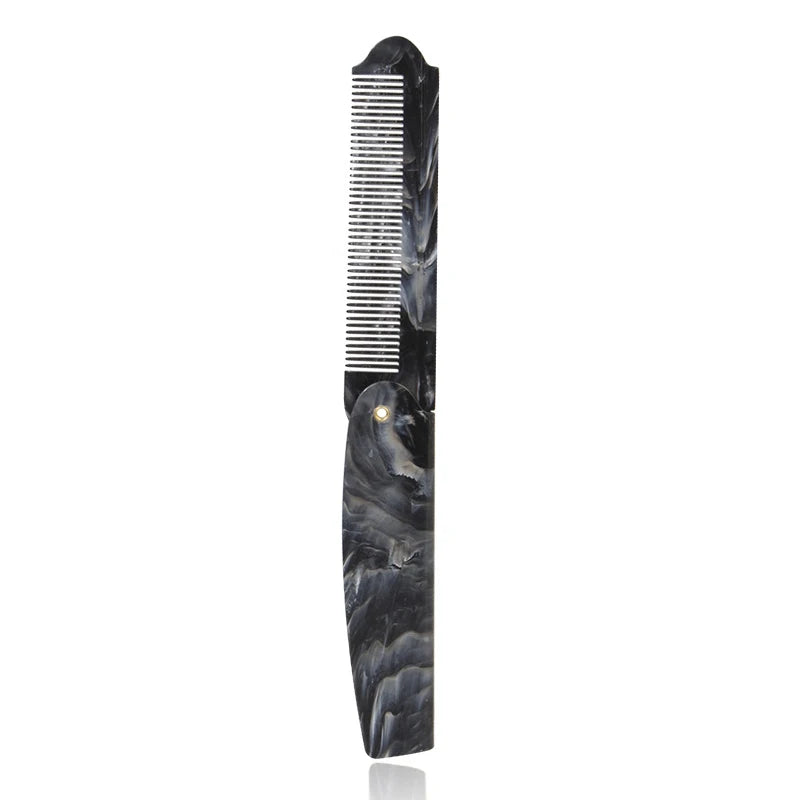 Plastic Foldable Beard Mustache Comb
