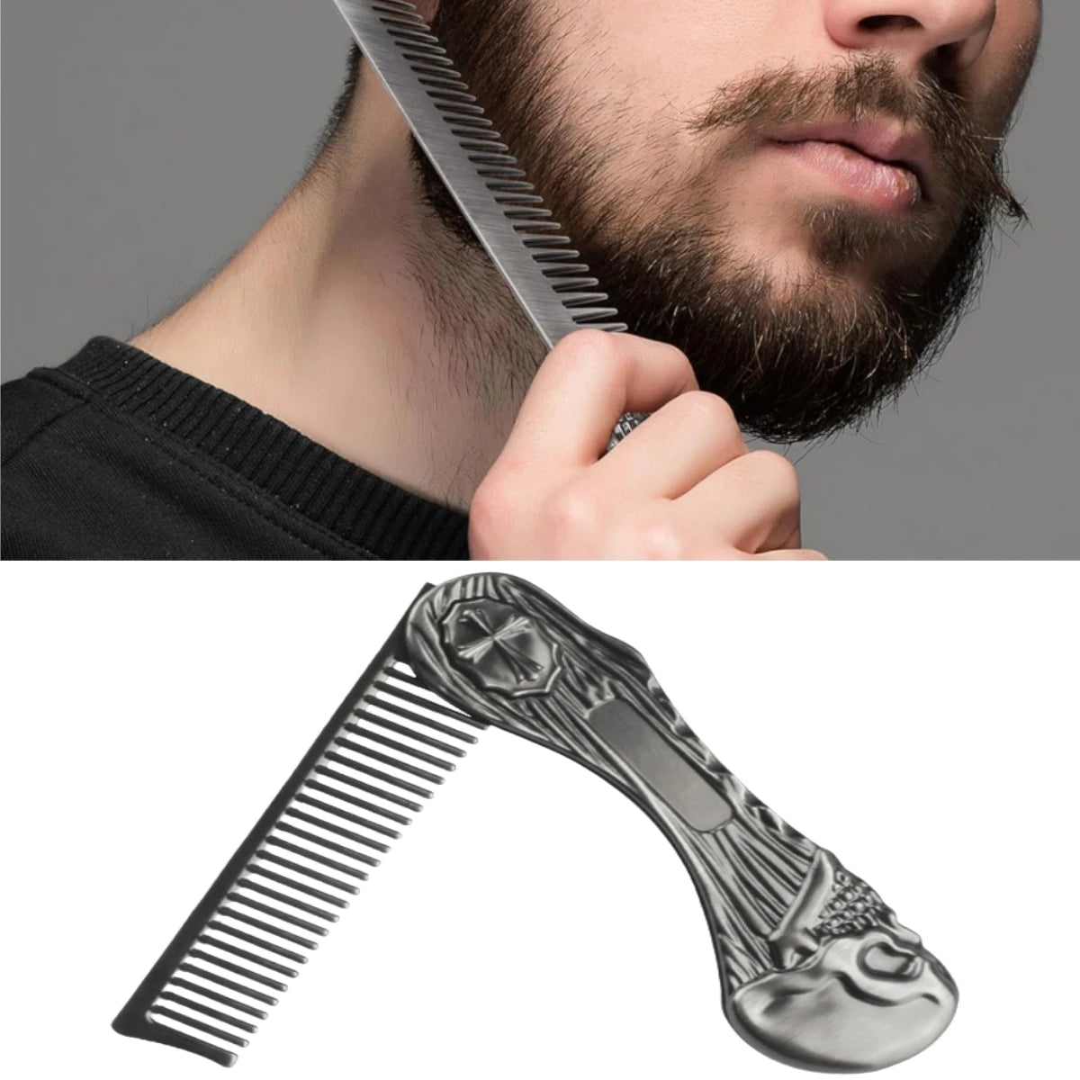 Mustache Pocket Hair Comb