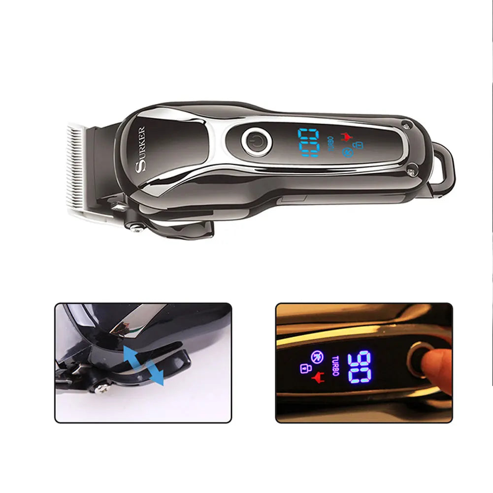 Surker LCD Electric Hair Trimmer