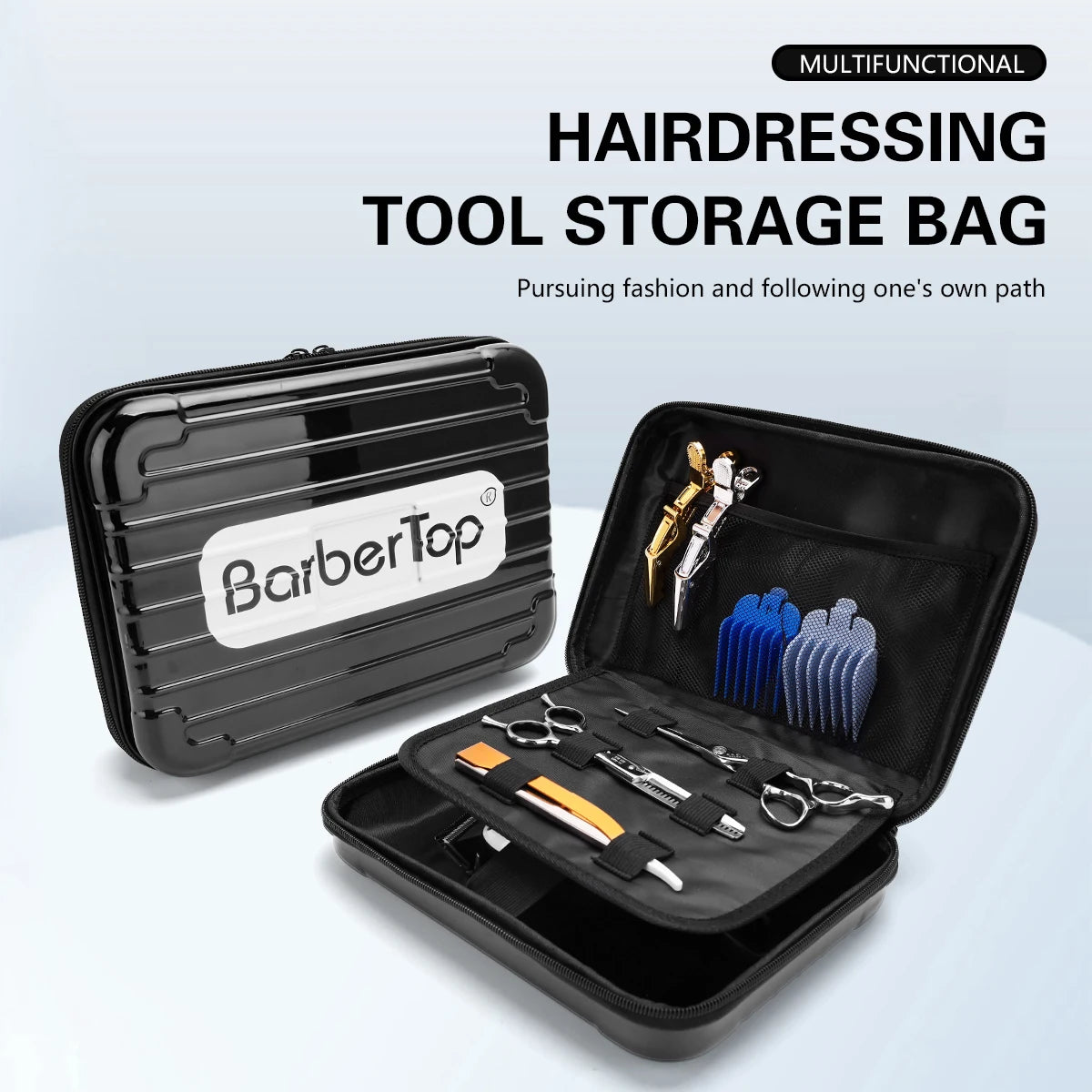 Black Barber Electric Clipper Bag