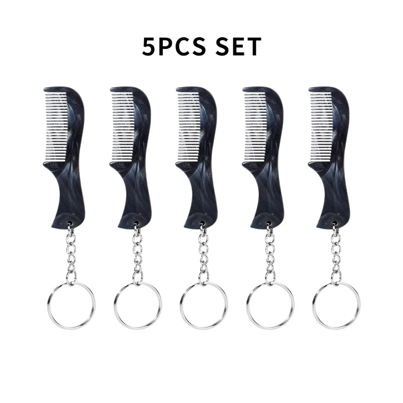Plastic Foldable Beard Mustache Comb