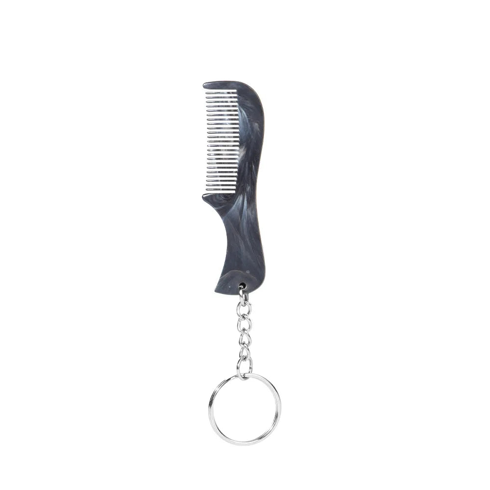 Plastic Foldable Beard Mustache Comb