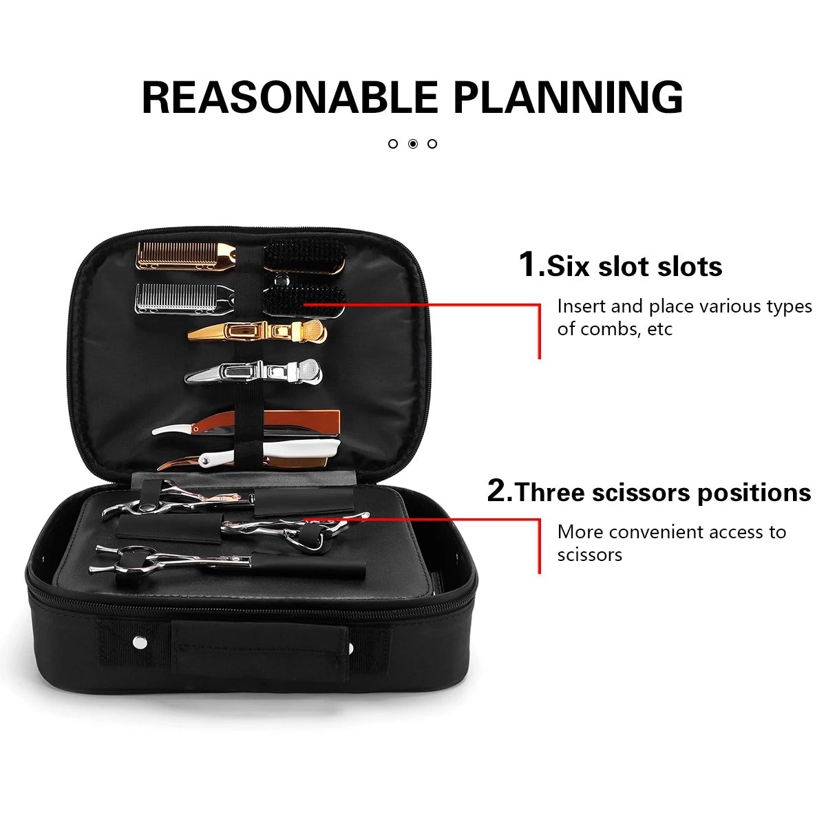 Black Barber Electric Clipper Bag
