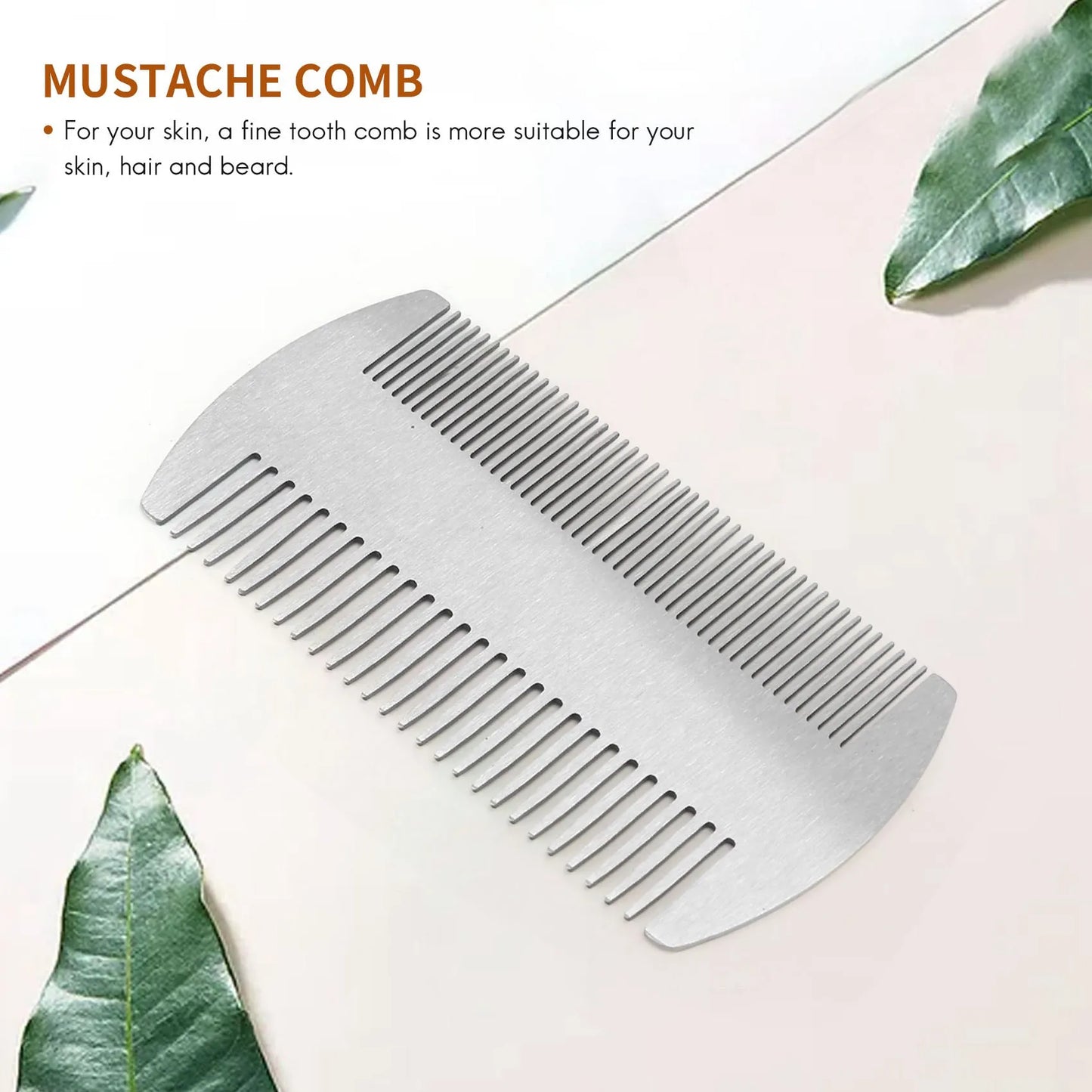 Dual Action Stainless Steel Comb