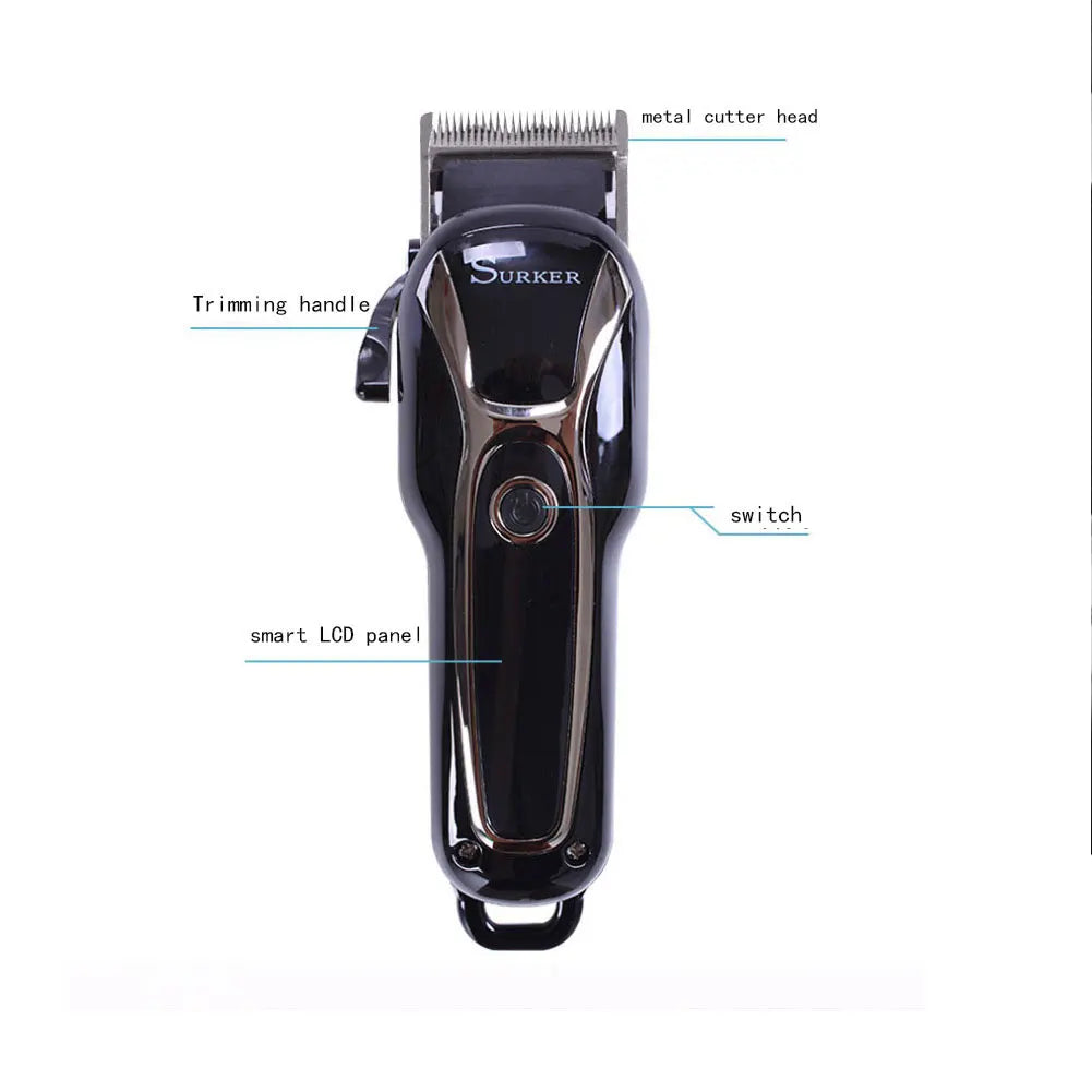 Surker LCD Electric Hair Trimmer