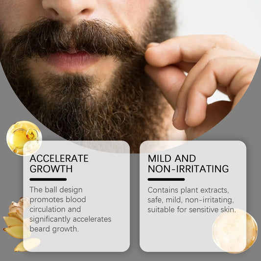 East Moon Ginger Mustache Growth Oil - Nourishing Treatment Serum 8ml