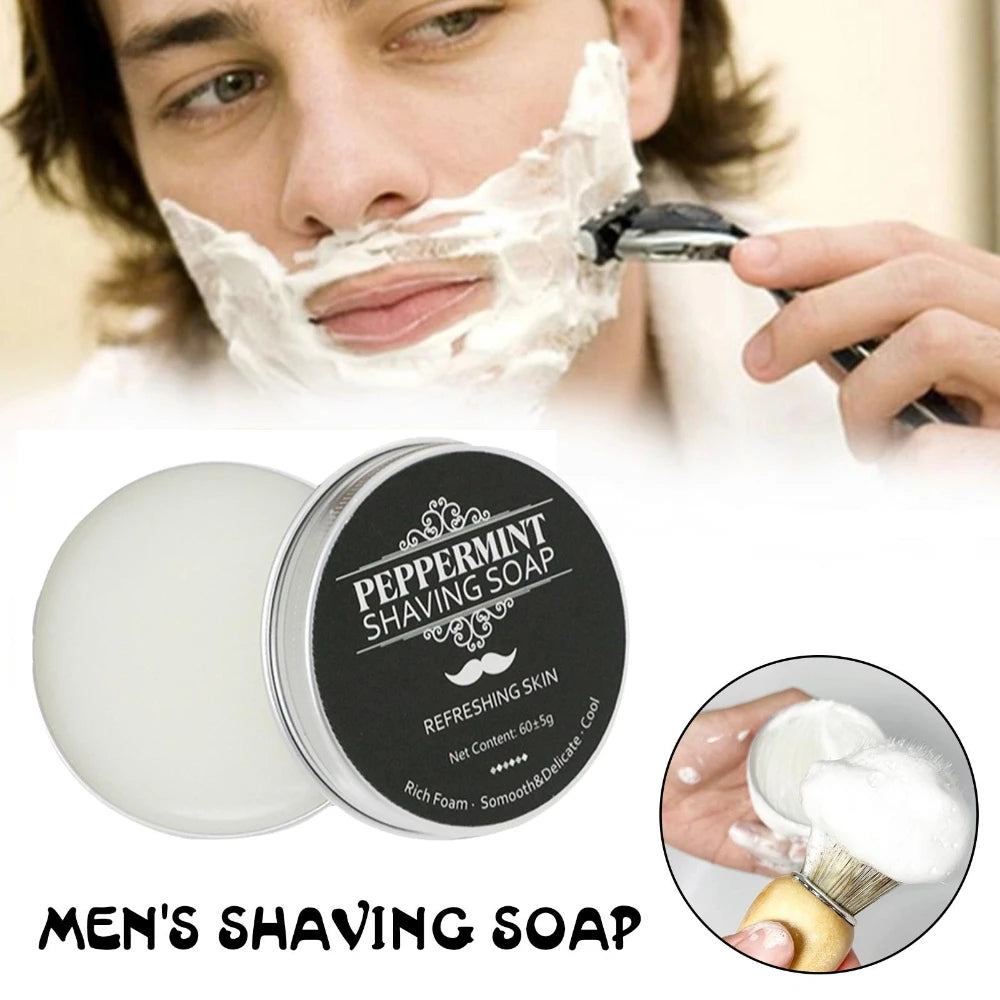 Peppermint Shaving Soap - Handmade Organic Bar