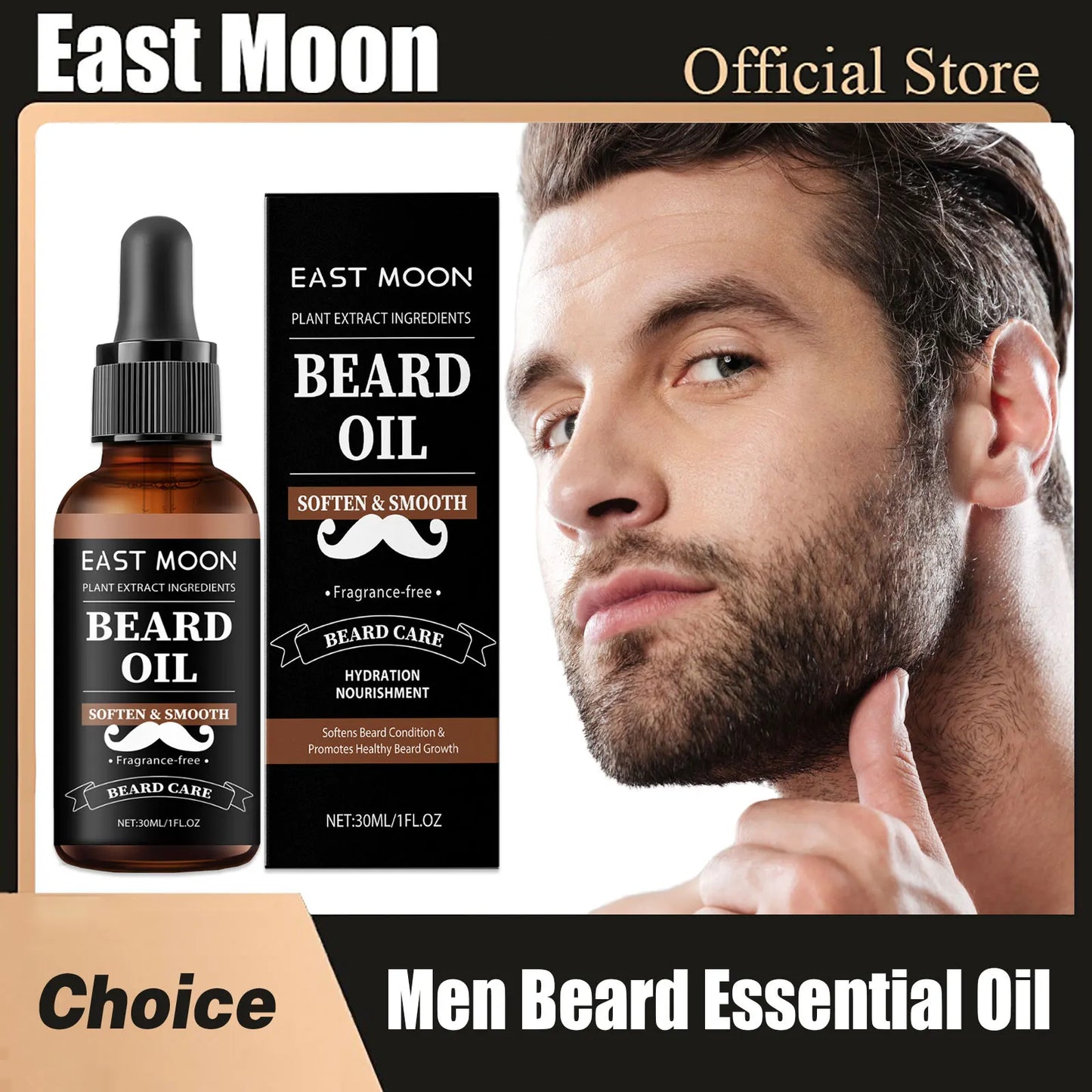 East Moon Men Beard Essential Oil
