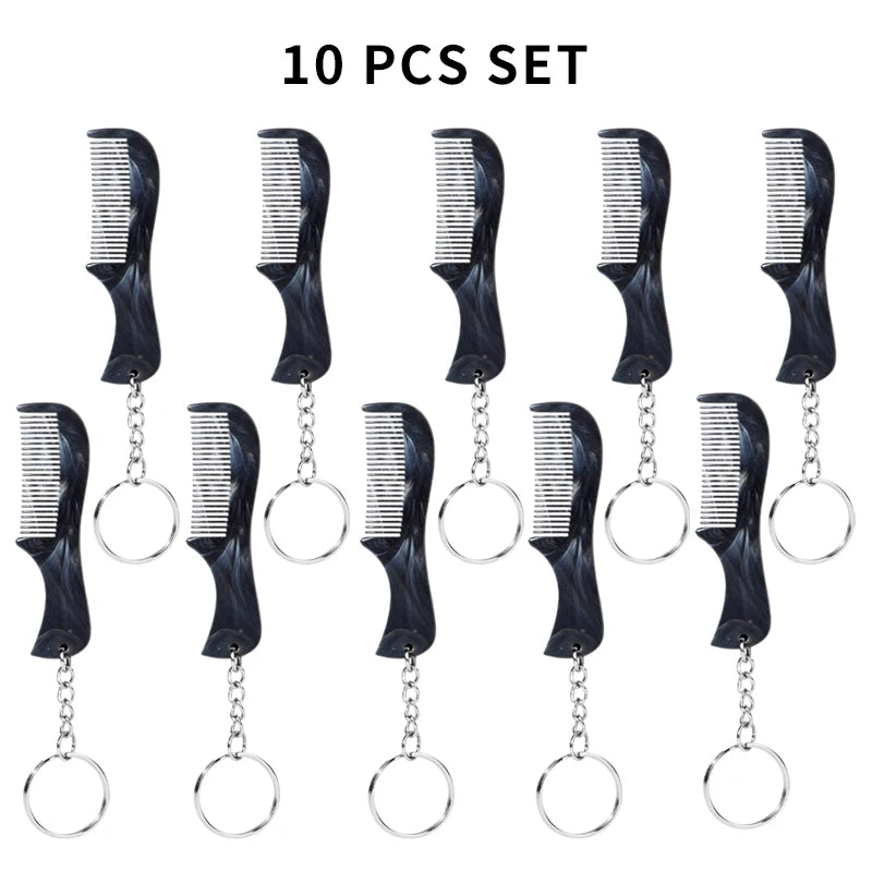 Plastic Foldable Beard Mustache Comb