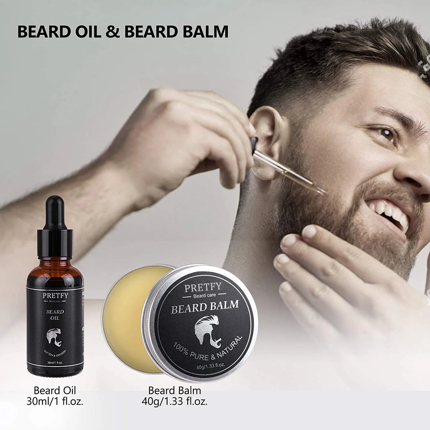 Pretfy Beard Grooming Kit