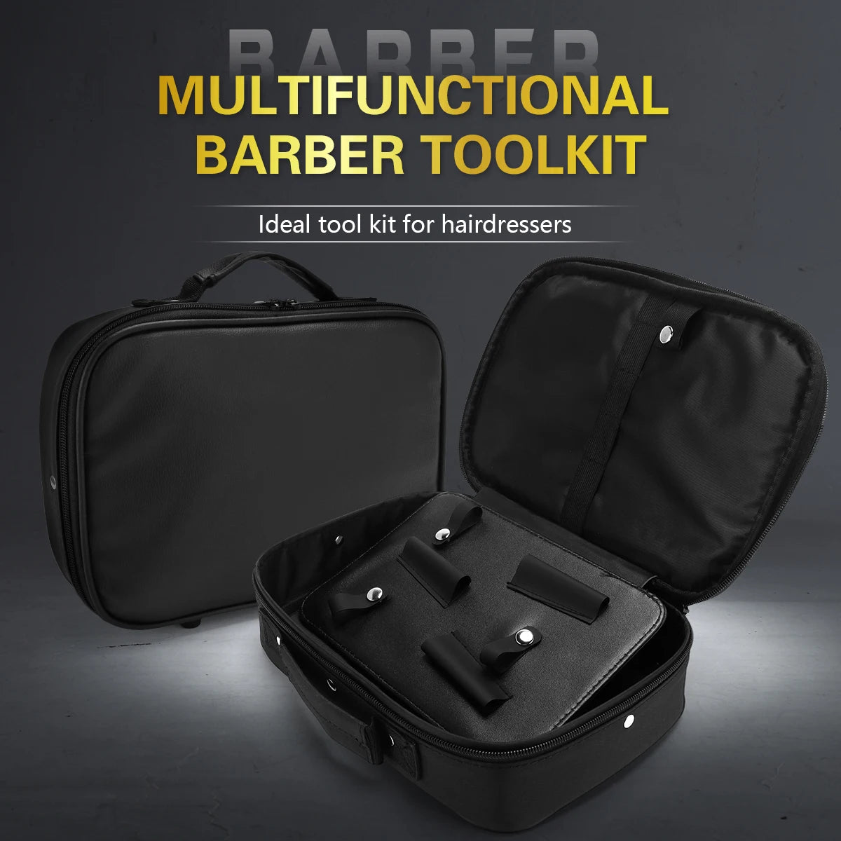 Black Barber Electric Clipper Bag