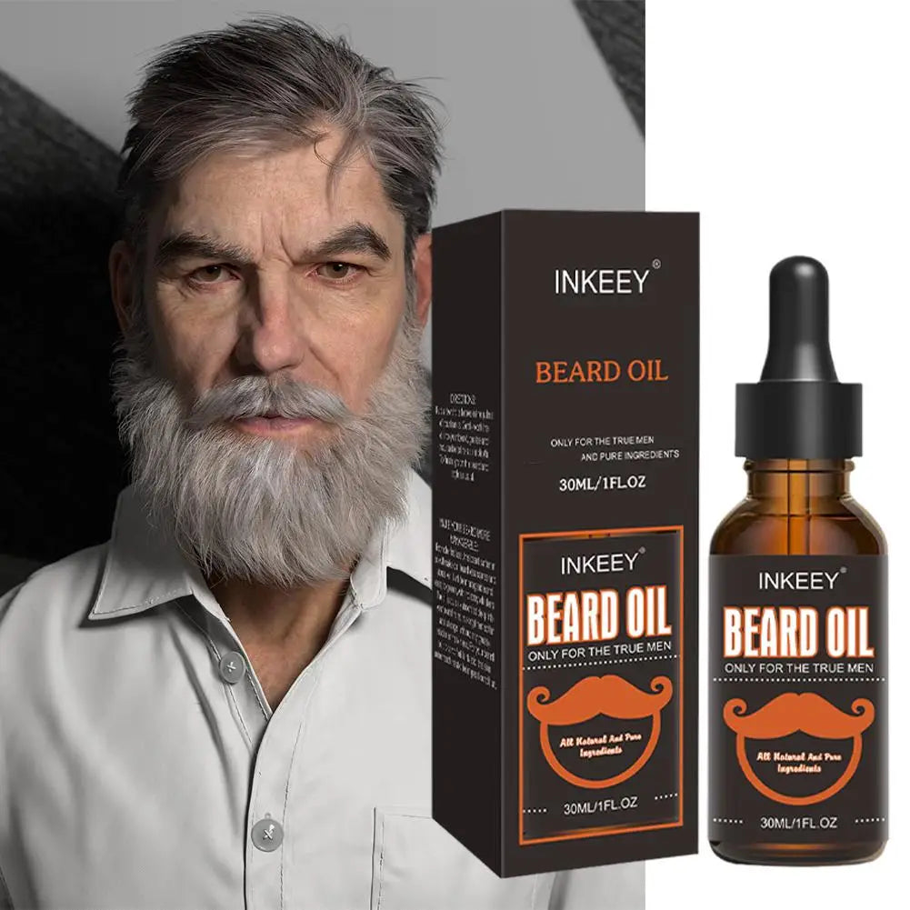 Inkee 30ml Beard Care Oil - Premium Grooming Formula