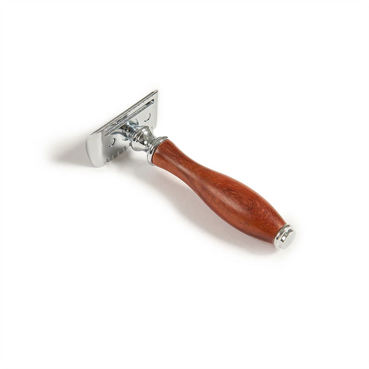 Wooden Handle Safety Razor