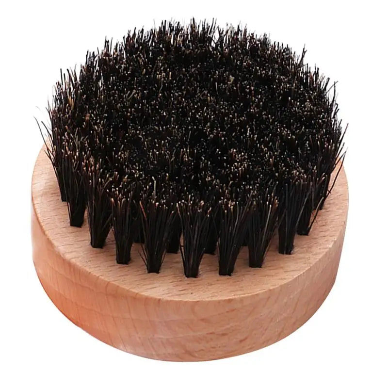 Premium Bristle Beard & Hair Brush - Travel Size