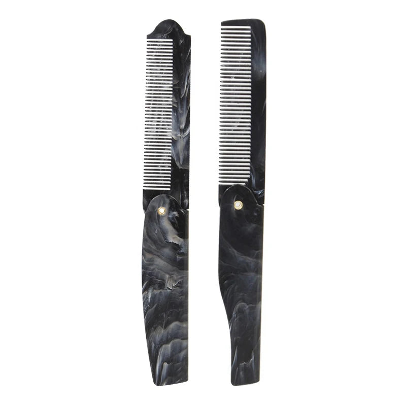 Plastic Foldable Beard Mustache Comb