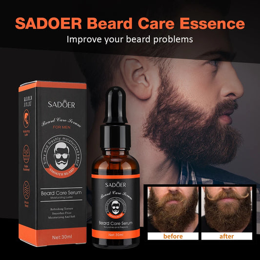 Sadoer Beard Serum Duo - Deep Moisturizing & Frizz Control (2x30ml)