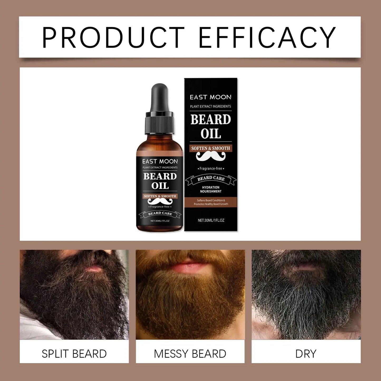 East Moon Men Beard Essential Oil