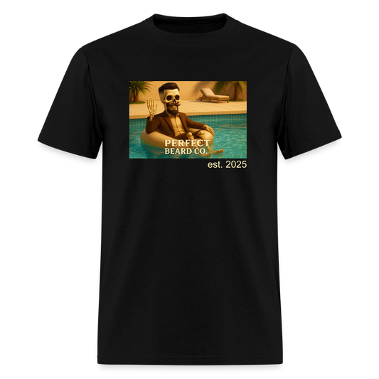Lounging Johnny Men's T-Shirt - black