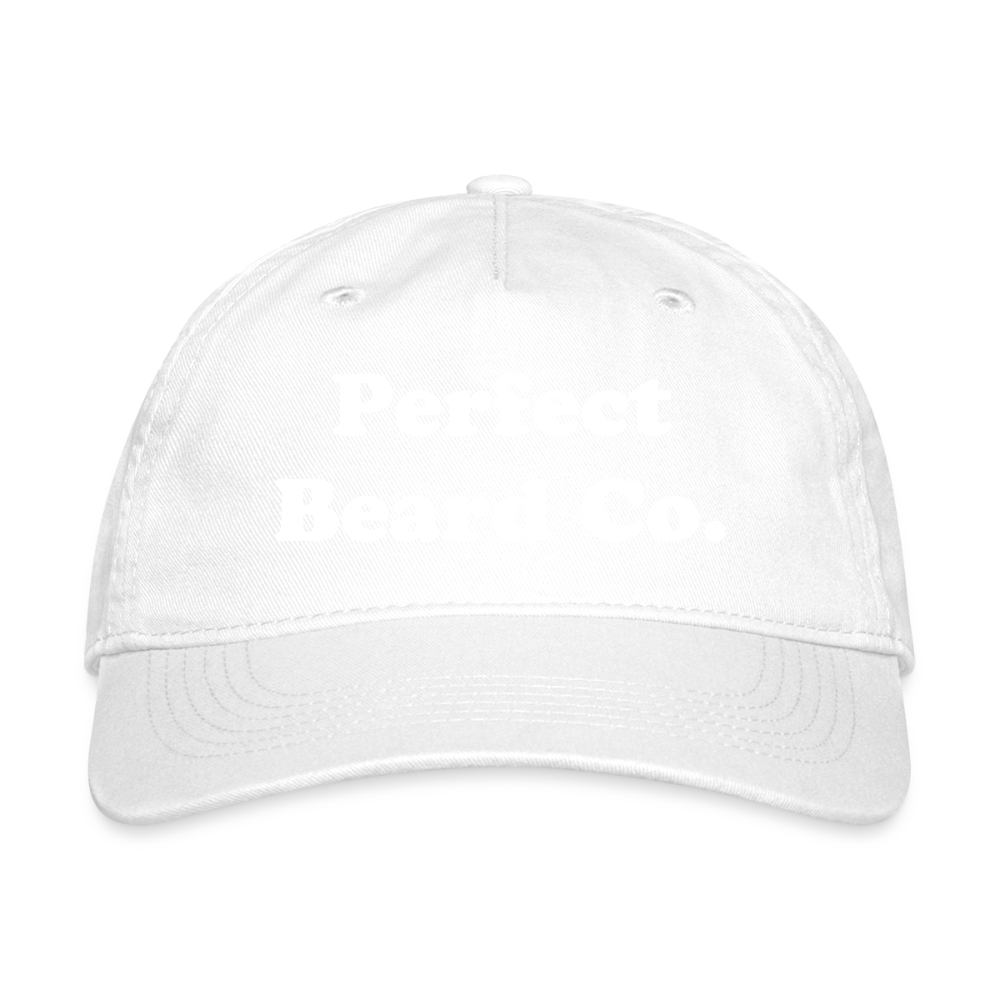 Organic Baseball Cap - white