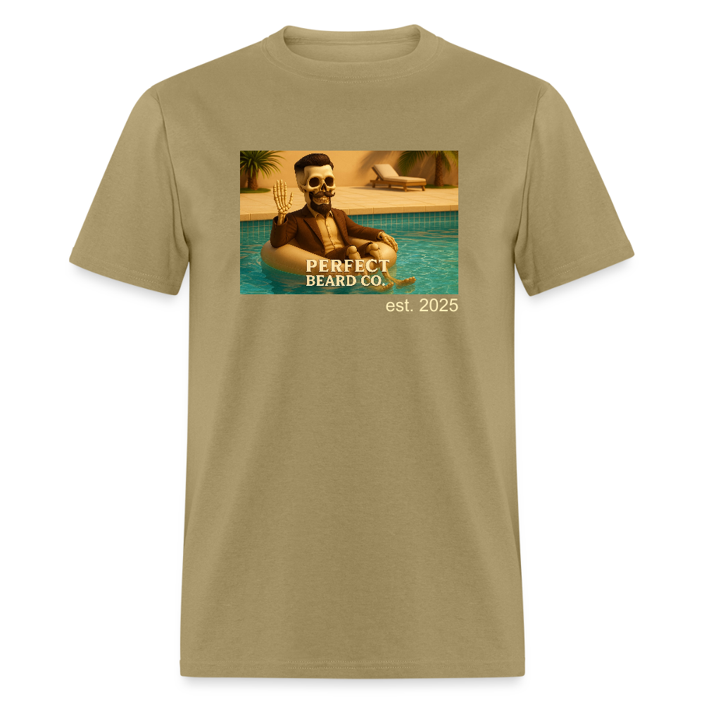 Lounging Johnny Men's T-Shirt - khaki