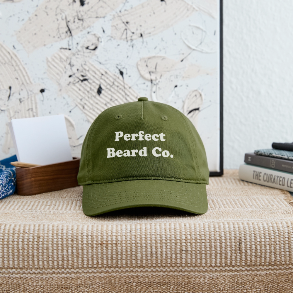 Organic Baseball Cap - olive green