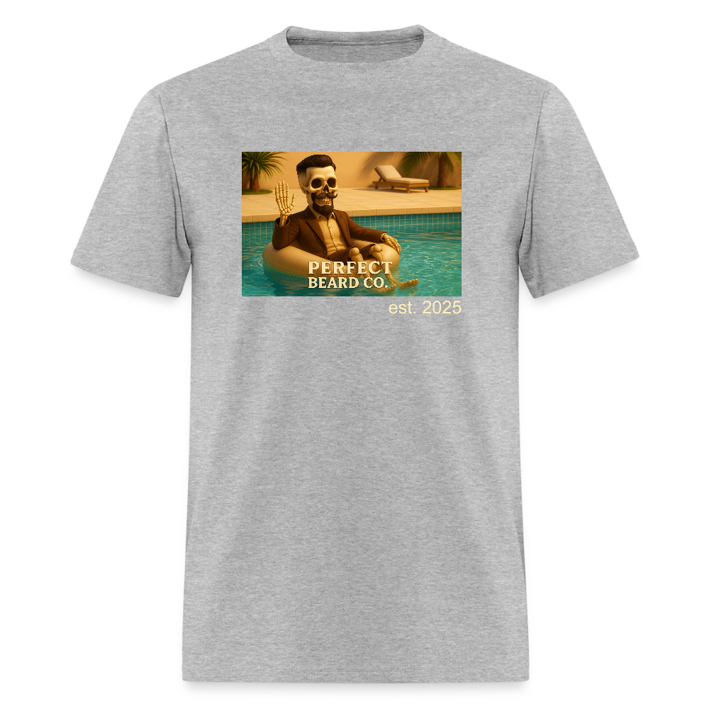 Lounging Johnny Men's T-Shirt - heather gray