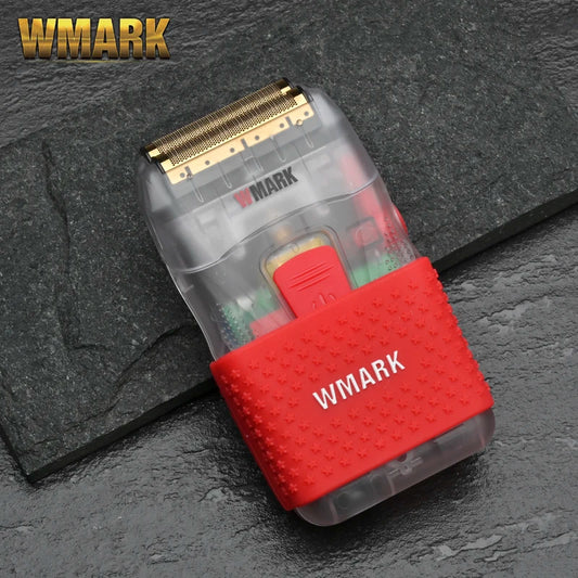 WMARK New NG-987 Barber Shaver Shaper Electric Shaver Beard USB Electric Razor For Oil Head Shaving Machine Push White