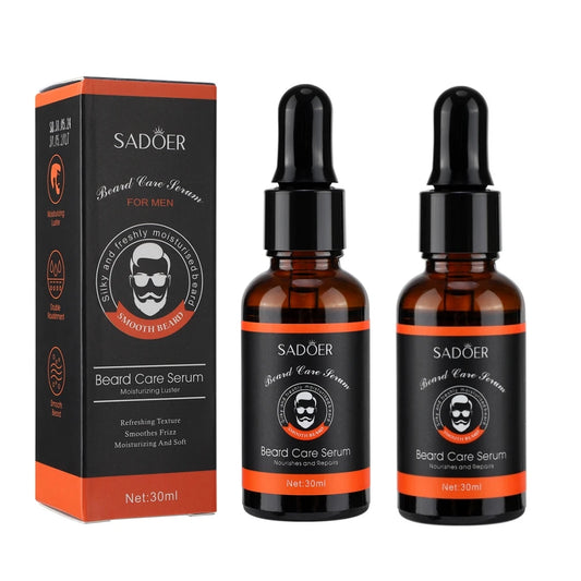 Sadoer Beard Serum Duo - Deep Moisturizing & Frizz Control (2x30ml)