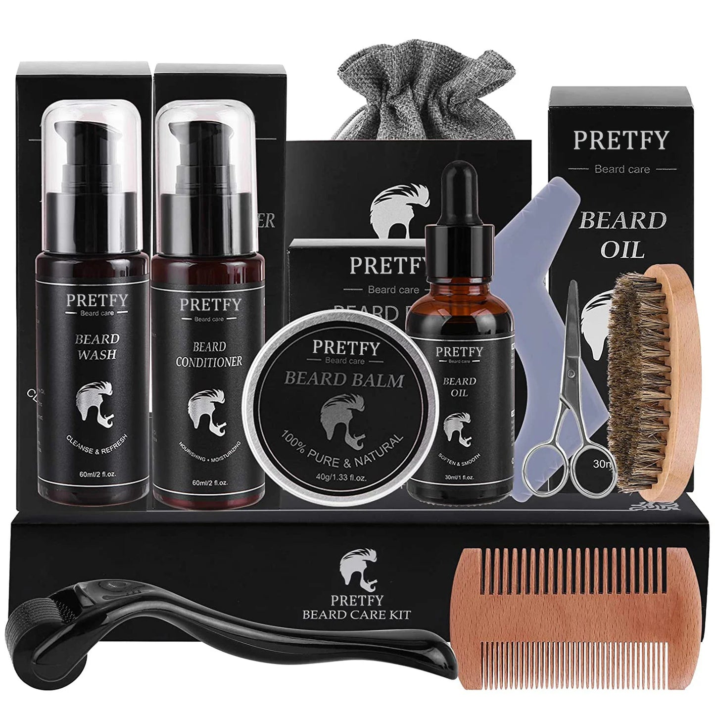 Pretfy Beard Grooming Kit