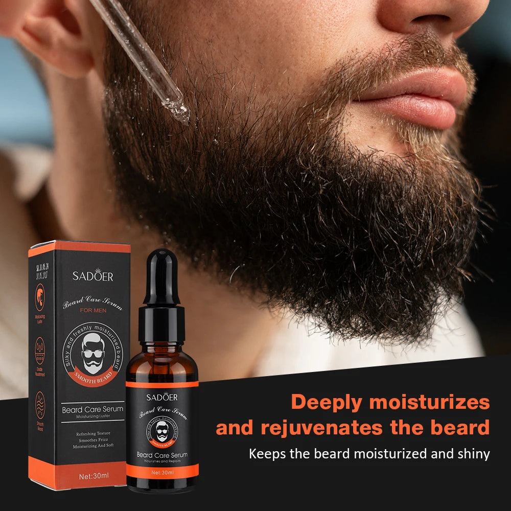 Sadoer Beard Serum Duo - Deep Moisturizing & Frizz Control (2x30ml)