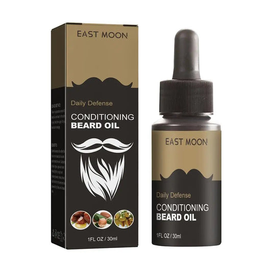 East Moon Premium Beard Growth Oil - 30ml Natural Grooming Serum